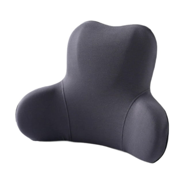 Soporte lumbar almohada respaldo para regalos de conducción ergonómico Oficina respaldo soporte cojín cintura cojín accesorios , Gris