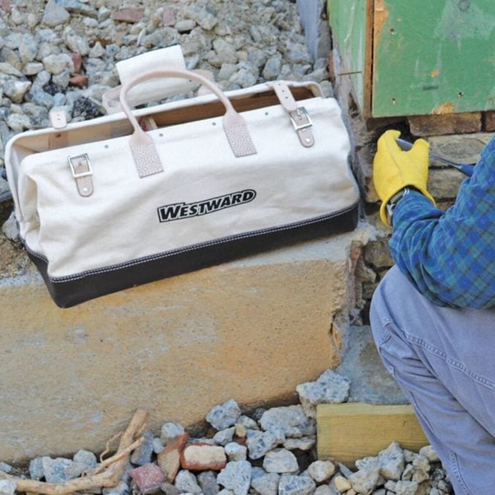 Westward Tool Bag, Tan, Canvas, 1 Pockets 53JW32