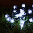 thumbnail image 6 of 21Ft 30 LED Solar Fairy String Lights, Outdoor Pathway Landscape Night Lights Garden Crystal Ball Decorative Wall Lights Waterproof for Home Garden, Patio, Yard, Home Decoration, 6 of 8