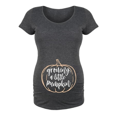 

Bloom Maternity - Growing A Little Pumpkin - Maternity Scoop Neck T-Shirt