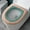 A, variant on HomeKingdee Home Thickened Toilet Seat Pad Four Seasons Universal Winter WC Seat Cover with Handle Washable Cartoon Toilet mats Rim Cushion