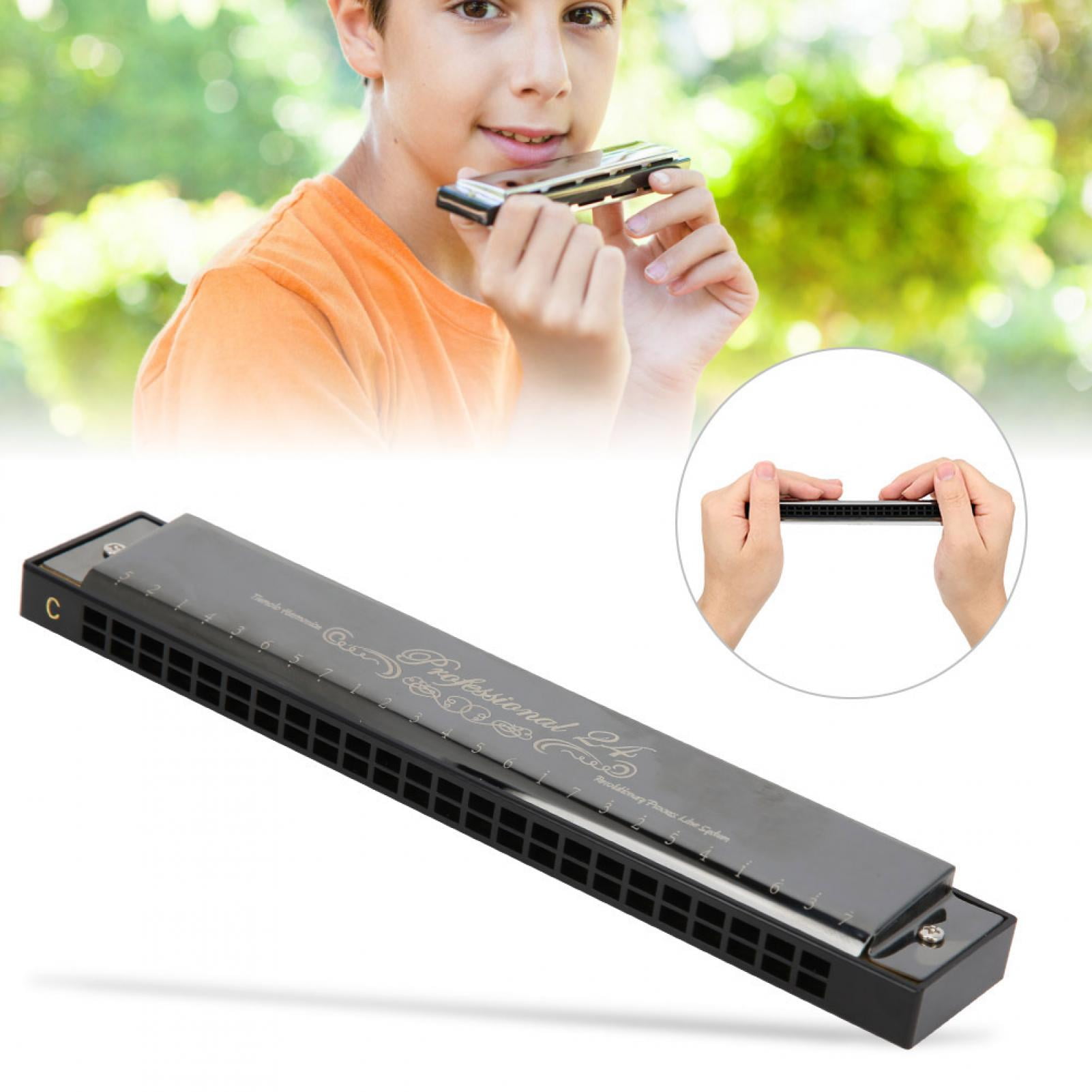 EZSPTO Harmonica, Harmonicas For Adults, Double‑row Blowing Hole