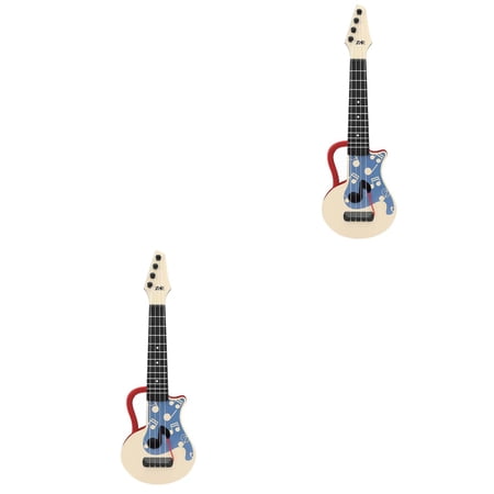 2 Count Childs Musical Instruments Kids Toys Children's Guitar Ukulele