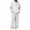 White, variant on hotojiny Men's Quarter Zip Tracksuit 2 Piece Sweatsuit Sets Lightweight Long Sleeve Sweatshirt with Long Pants Matching Outfit(White,X-Large)