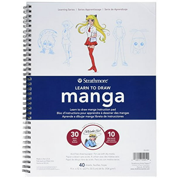 Strathmore 25 051 0 Learning Series Drawing Manga Pad White Walmart Com Walmart Com