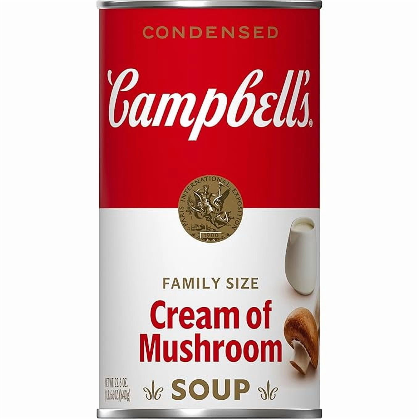 Campbell's Condensed Family Size Cream of Mushroom Soup - 26 oz