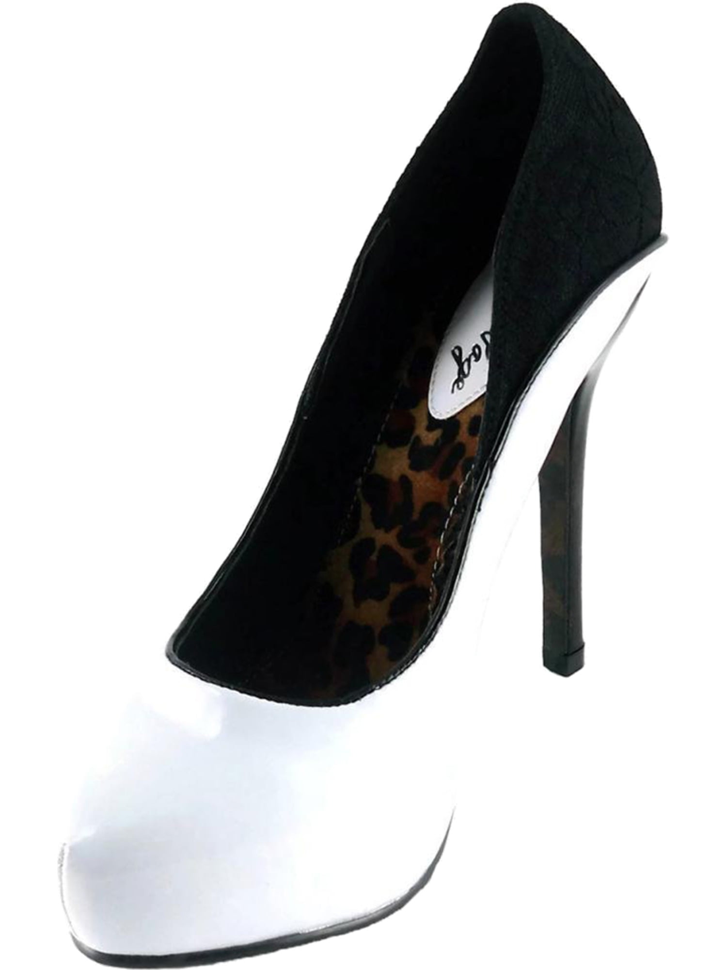 white 5 inch heels