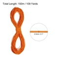 thumbnail image 2 of Uxcell Elastic Cord Heavy Stretch String Rope for Crafting DIY Sewing Hook Straps Camping Tie Down Strap Orange 2.5mm x 100m, 2 of 5