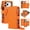 Orange, variant on Lunvic Case for iPhone 18 Pro Max Compatible with MagSafe, Split 2-in-1 Magnetic PU Leather Flip Purse Cover with RFID Protected Card Pockets, Zipper Bill Slot, and Crossbody Strap, Apricot