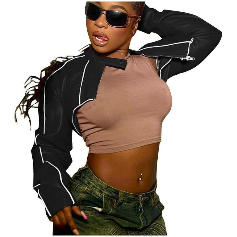 未使用タグ付き　BULKY SLEEVE CROPPED JACKET Softlite Scuba Modal Zoie Full Zip Cropped Jacket - JY88857 – 90