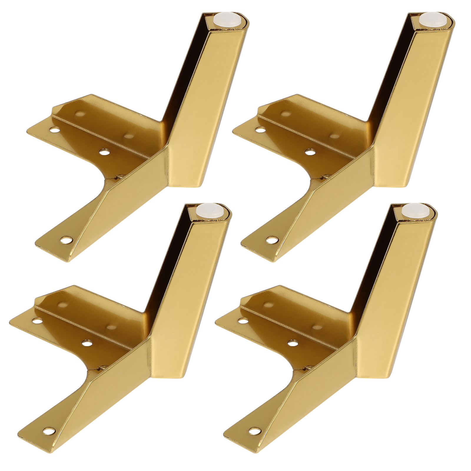 Etereauty Furniture Legs Replacement Triangle Leg Feet Heavy 4