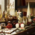 thumbnail image 4 of 50 piezas de adornos de rodajas de madera, adornos colgantes de madera sin terminar, rodajas con orificio para bricolaje y decoraciones de fiesta, 4 of 5