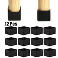 thumbnail image 2 of Lefu 12pcs/set Chair Leg Cap Rubber Feet Protect Pads Furniture Table Covers Socks, 2 of 4
