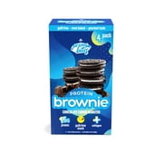 Prime Bites Protein Brownie with 15g Protein and Collagen - Chocolate Cookie Monster, 4 Count