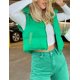 thumbnail image 4 of Moda mujer invierno cálido chaleco corto sin mangas cuello alto doble cara ligero globo chaleco agradable a la piel Daliy Wear, 4 of 5