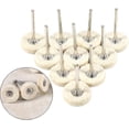 thumbnail image 1 of 10pcs Polishing Pad Polishing Wheel Wool Buffing with Handle, 1 of 5