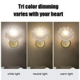 thumbnail image 3 of Bedroom Bedside Wall Lamp - Warm Light Wired Decorative Lamp, Christmas & Valentine's Day Lighting, Living Room & Hotel Entrance Wall Light, Elegant Indoor Festive Wall-Mounted Fixture, Gold, 3 of 8