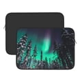 thumbnail image 2 of Pofeuu Northern Lights 2 Print Laptop Carrying Case,13-15-Inch Laptop and Tablet, Sleek Design, Durable and Water-Repellent Fabric, Business Casual or School-13 inch, 2 of 8