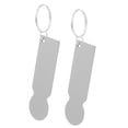 thumbnail image 3 of Phenofice 2Pcs Shopping Trolley Token in Silver for Daily Use and Convenience, 3 of 8