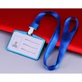 thumbnail image 1 of Aluminum Alloy Card Holder With ABS Retractable Badge Reel For Credit ID Cards Business Work 1 Pcs, 1 of 6