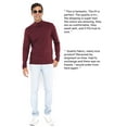 thumbnail image 5 of Stretch Is Comfort Men's Oh So Soft Luxe Mock Neck Turtleneck Long Sleeve Shirt | Adult Small- 5x, 5 of 6