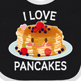 thumbnail image 4 of Inktastic I Love Pancakes with Cute Stack of Pancakes Boys or Girls Baby Bib, 4 of 4
