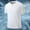 White, variant on New Summer Arrivals YLSDY Mens Casual Henley T-Shirts Collarless Golf Shirts Summer Moisture Wicking Quick Dry Button Collareds Short Sleeve Button Top White XL