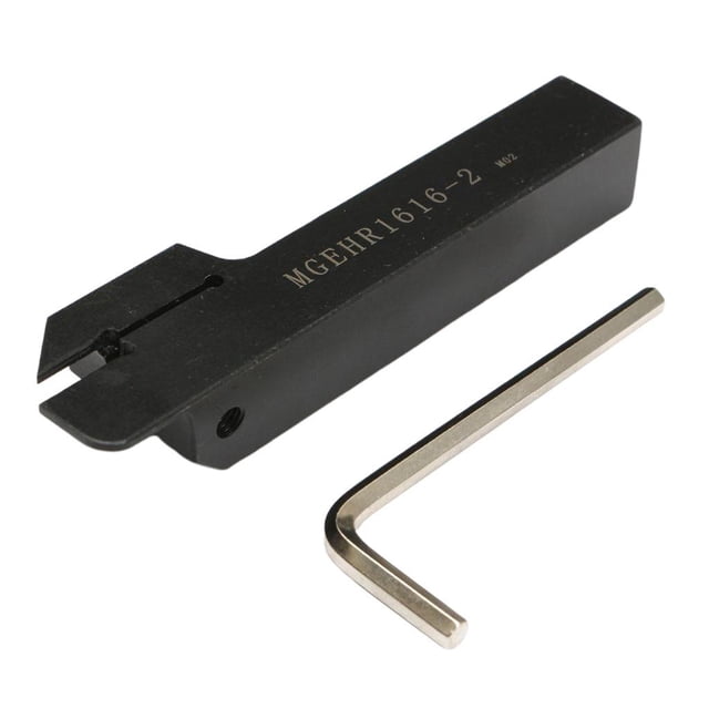 MGEHR1616-2 Barra de Mandrinar de Torno con Lve en L, Rigidez y Útil, Reduce Usuario de Herramienta Baoblaze Soporte de ranurado de torneado de torno