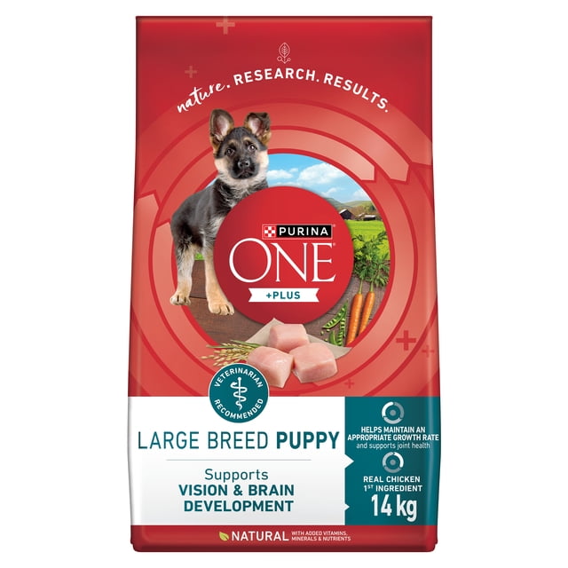 Purina ONE SmartBlend Formule pour Chiot de Grande Race au Poulet, Nourriture Sèche pour Chiens 14 kg