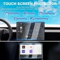thumbnail image 5 of Canvcle 2 Pack Tesla Screen Protector 15.4 Inch New Model Y Juniper 2025-2026/2024-2025 Model 3 Highland Upgrade 8-Inch Rear Touchscreen Glass Protector Accessories, 5 of 7