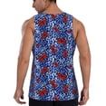 thumbnail image 3 of Xecao Abstract Colorful Butterflies Men's Tank Top Workout Quick Dry Sleeveless Gym Jogging Muscle Shirts Summer Swim Beach Tops, 3 of 9