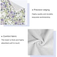 thumbnail image 4 of GZHJMY Purple Flowers Bath Towel Set of 3, Highly Absorbent & Soft Bathroom Towels Set Quick Dry Towels Set for Bathroom Spa Beach (1 Bath Towels, 1 Hand Towel, 1 Washcloth), 4 of 7