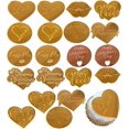 thumbnail image 1 of Acrílico dorado Hayooha para el Día de San Valentín, 20 unidades, 1 of 7