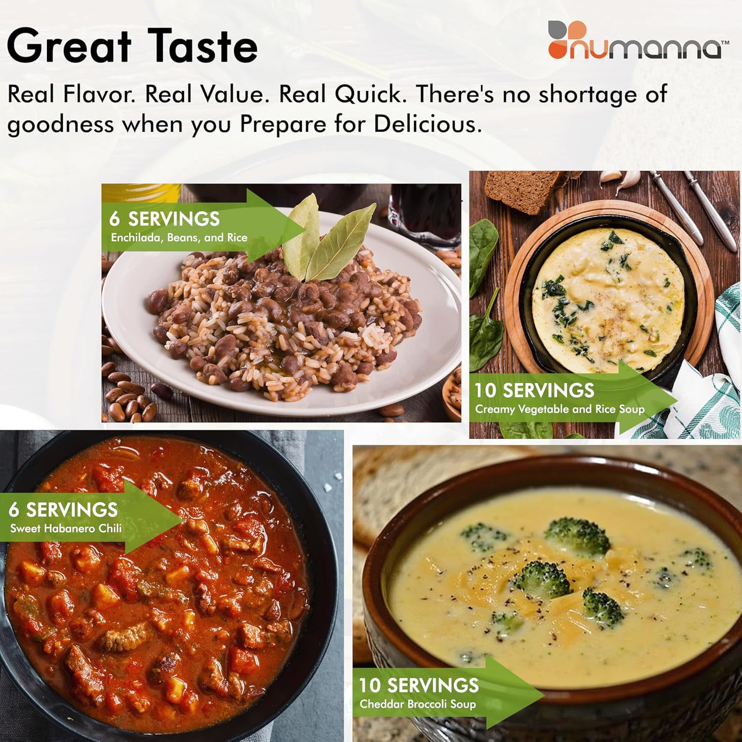 Numanna Grab-n-Go Bucket – 80 Servings of Freeze-Dried Meals | 25+ Year Shelf Life | Ready-to-Eat Emergency Survival Food Kit | Non-Perishable Breakfast & Dinner | Made in USA