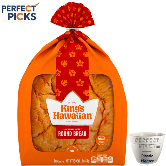 King's Hawaiian Round Hawaiian Sweet Bread, 16 oz