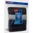 thumbnail image 2 of Hanes Boys Undershirts Pack, 4-Pack, Crew Neck T-Shirts for Kids, Soft Moisture-Wicking, Tagless, 2 of 2