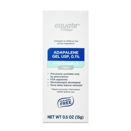 Equate Diff Adapalene Gel USP, 0.1%, 0.5 oz