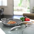 thumbnail image 2 of Chantal 3.Clad 11 inch Tri-Ply Stainless Steel Fry Pan with Ceramic Nonstick Coating, 2 of 5