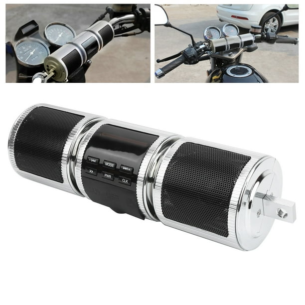 Altavoz Estéreo para Motocicleta, reproductor mp3, reproductor de manillar impermeable de alta de sonido