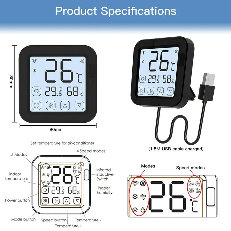 Gosund WIFI Temperature Humidity Sensor Hygrometer Thermometer