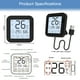 thumbnail image 3 of Controlador de aire acondicionado inteligente Tuya Wifi IR, termostato con pantalla LCD, control por aplicación, sensor de temperatura y humedad, monitor compatible con el hogar para minisplit, 3 of 7