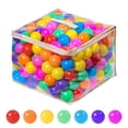 thumbnail image 1 of Bolas de plástico MoonXHome para piscinas, 500 unidades, para niños pequeños de 5,5 cm, 1 of 8