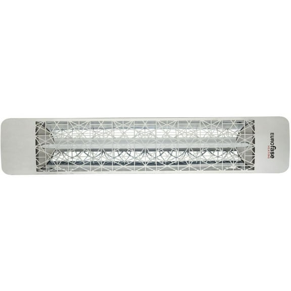 Eurofase Heating - 2500 Watt Single Element 39 Inch Electric Patio Heater-208 Voltage-Stainless Steel Finish-Astra Decorative Fascia