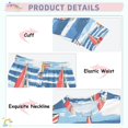 thumbnail image 3 of FORMRS Long Sleeve Top and Pants Pajama Set for Niños 2-Piece Sleepwear, Sizes 18M-8Y, Red Sailboats, 3 of 6