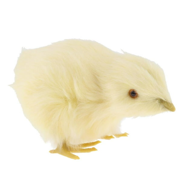 Simulación De Peluche shamjiam Figura Animal Pollo Relleno 9x6x6cm