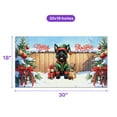 thumbnail image 5 of Merry Christmas Woofmas Xmas Noel Scottish Terrier Elf Candy Cane Snow Doormat Scottie Dog Lover Gifts Indoor Outdoor Welcome Mat - 13017, 5 of 5