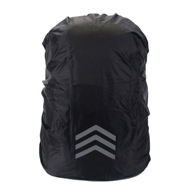 Funda para lluvia para mochila, impermeable, ligera, reflectante, de tela Oxford, funda para mochila, flecha negra L de 45 a 55 litros YUNYI BRAND Deportes