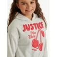 thumbnail image 4 of Justice Girl's Fleece Hoodie, Sizes XS - XLP, 4 of 8