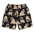 thumbnail image 2 of Honeii's French Bulldog Print Men's Casual Shorts with Drawstring，Swim Trunks Quick Dry Beach Shorts, 2 of 5