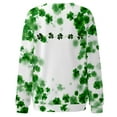 thumbnail image 4 of ICHUANYI St. Patrick's Tees for Women Women's Fashion Casual Round Neck Long Sleeve Printed T-Shirt Top, 4 of 5